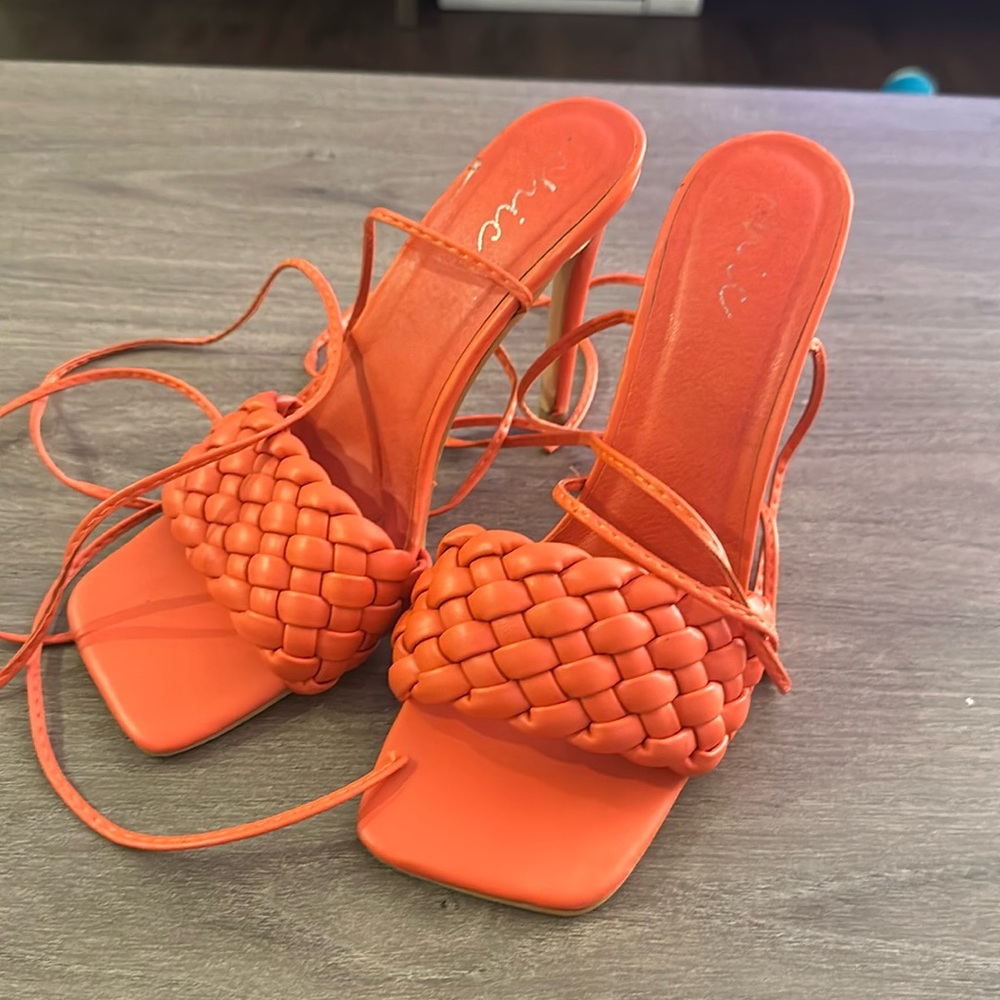 Orange sandals